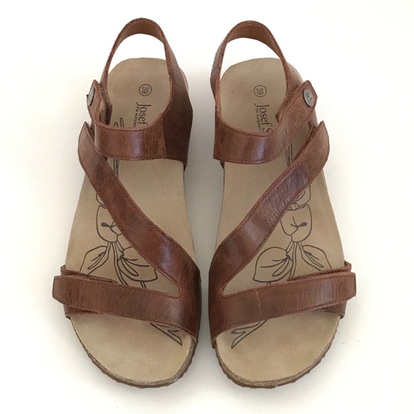 JOSEPH SEIBEL Tonga 25 Leather Comfort Sandal Women’s Size EU 39 US 8 8.5 - Picture 3 of 16